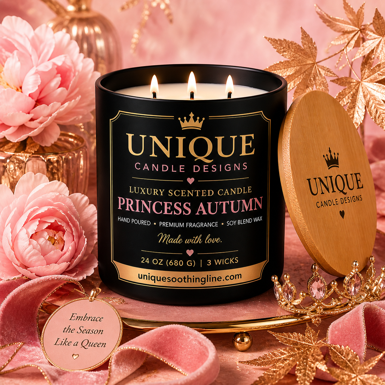 Princess Autumn Soy Candle